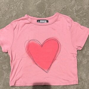 Pink Heart Kids (juniors) T-Shirt